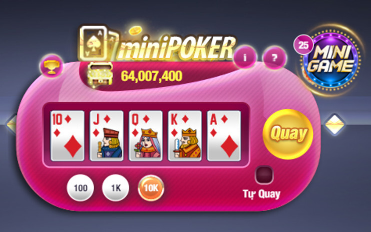 cach quay mini poker don gian 