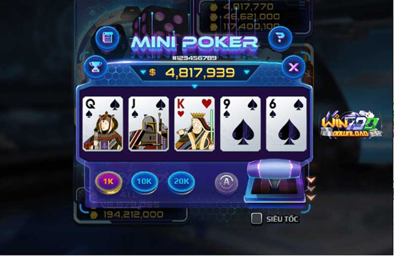 doi net ve mini poker 